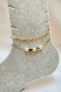 Toptan Altın Renk İncili Kalp Model Ezme Ve Sf Zincir Çelik Halhal - 3293 10 1c45dff88bad40db9a6e91e8bf3f8c78-toptan taki