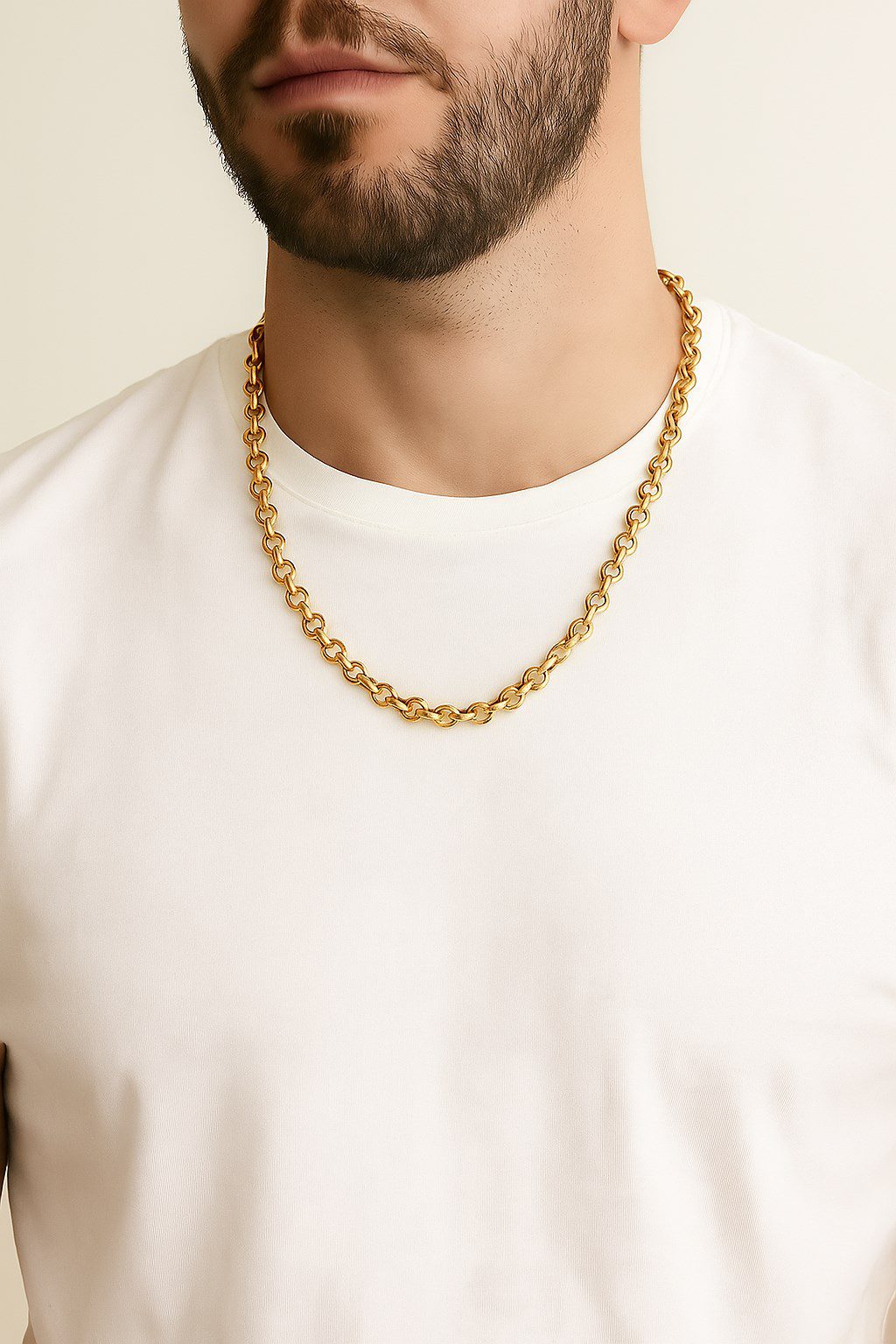 Toptan Altın Renk Doc Model Zincir 55 Cm. Unisex Çelik Kolye - 3345 4 Toptan Altın Renk Doc Model Zincir 55 Cm. Unisex Çelik Kolye - 3345 - Görsel 2