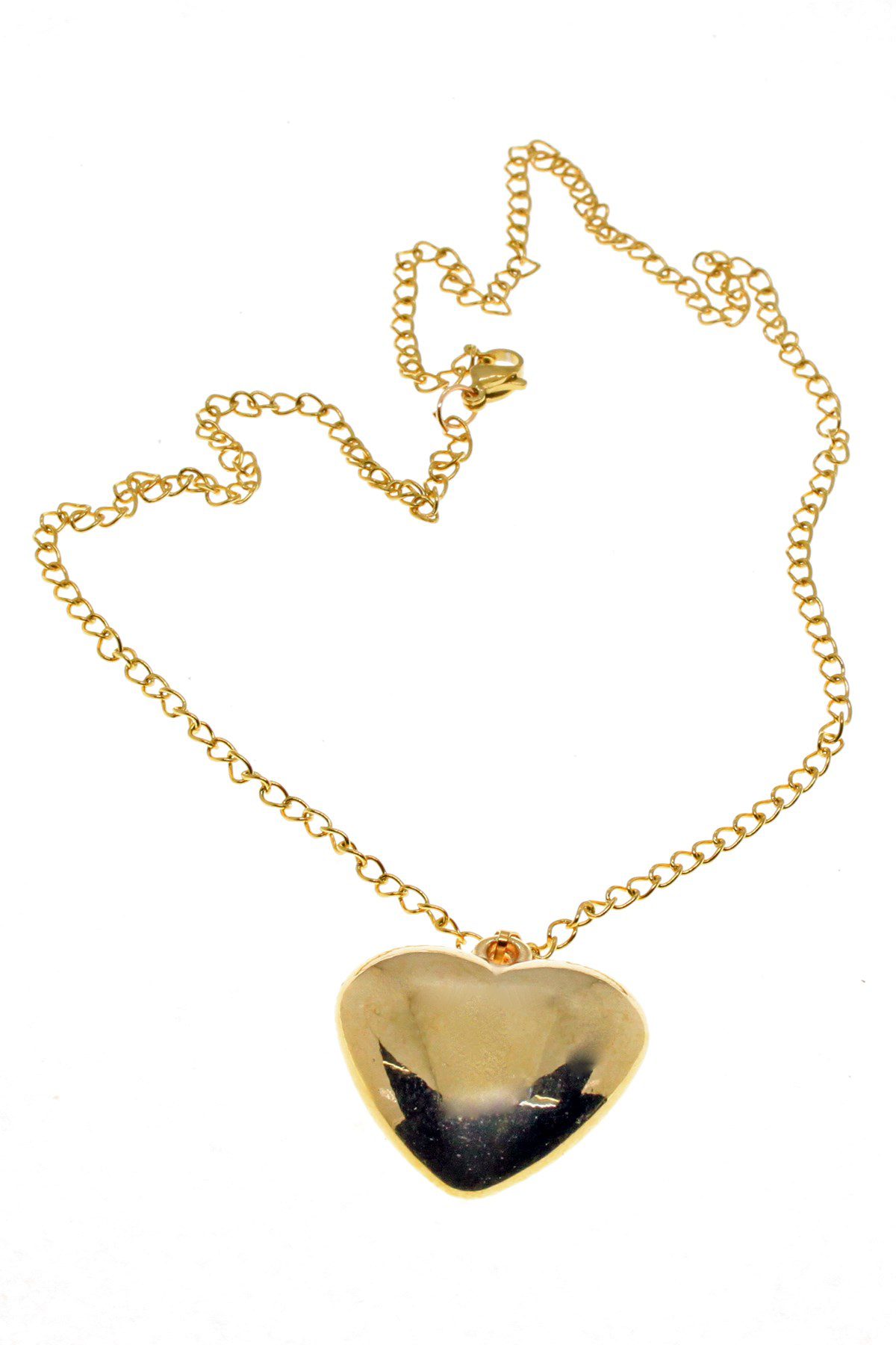 Toptan Altın Renk Parlak Sevgi Kolyesi Uzay Yolu Zincir Kalp Çelik Kolye- 3149 4 Toptan Altın Renk Parlak Sevgi Kolyesi Uzay Yolu Zincir Kalp Çelik Kolye- 3149 - Görsel 2