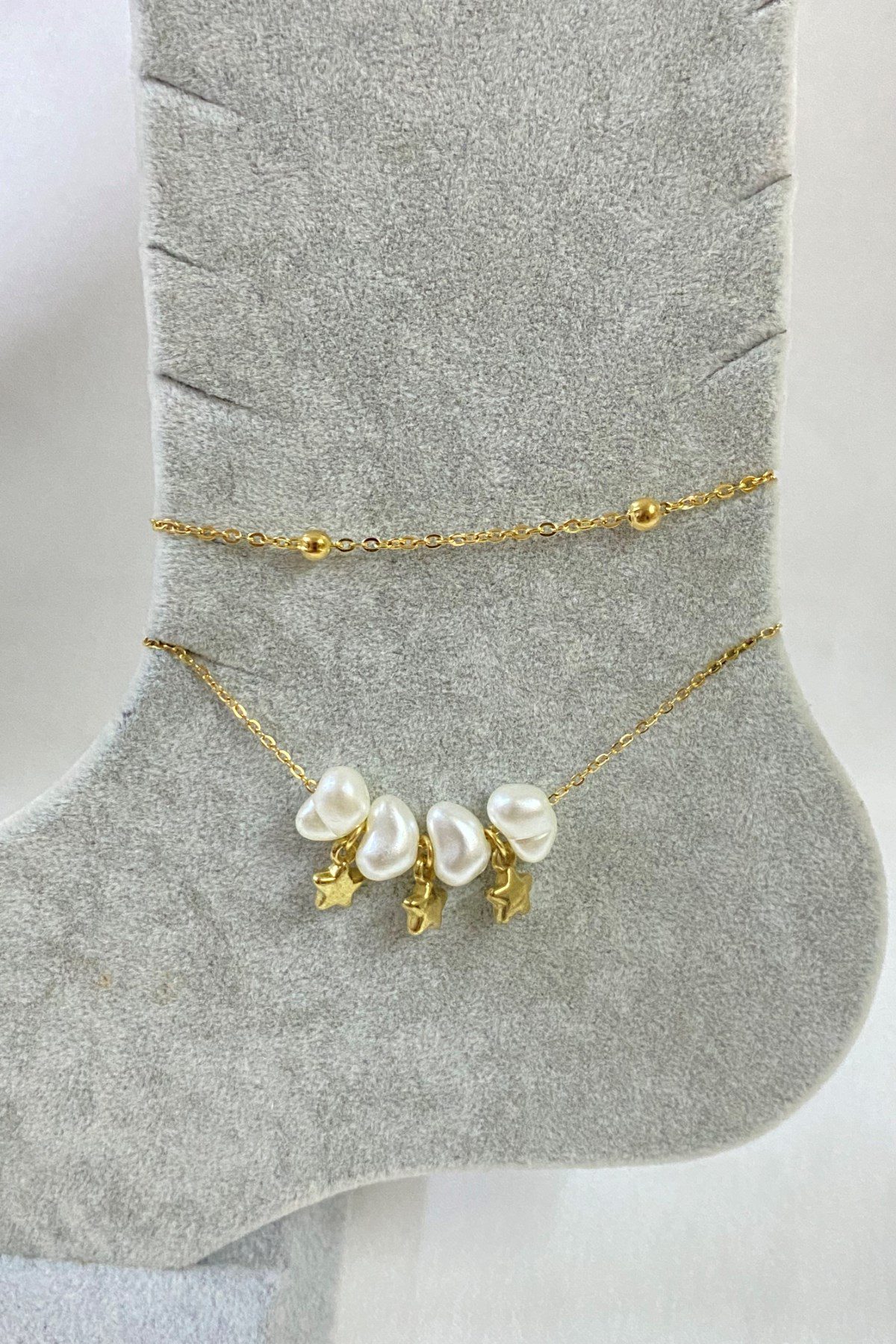 Toptan Altın Renk Barok Yıldız Model Top Ve Sf Zincir Çelik Halhal - 3251 5 Toptan Altın Renk Barok Yıldız Model Top Ve Sf Zincir Çelik Halhal - 3251 - Görsel 3