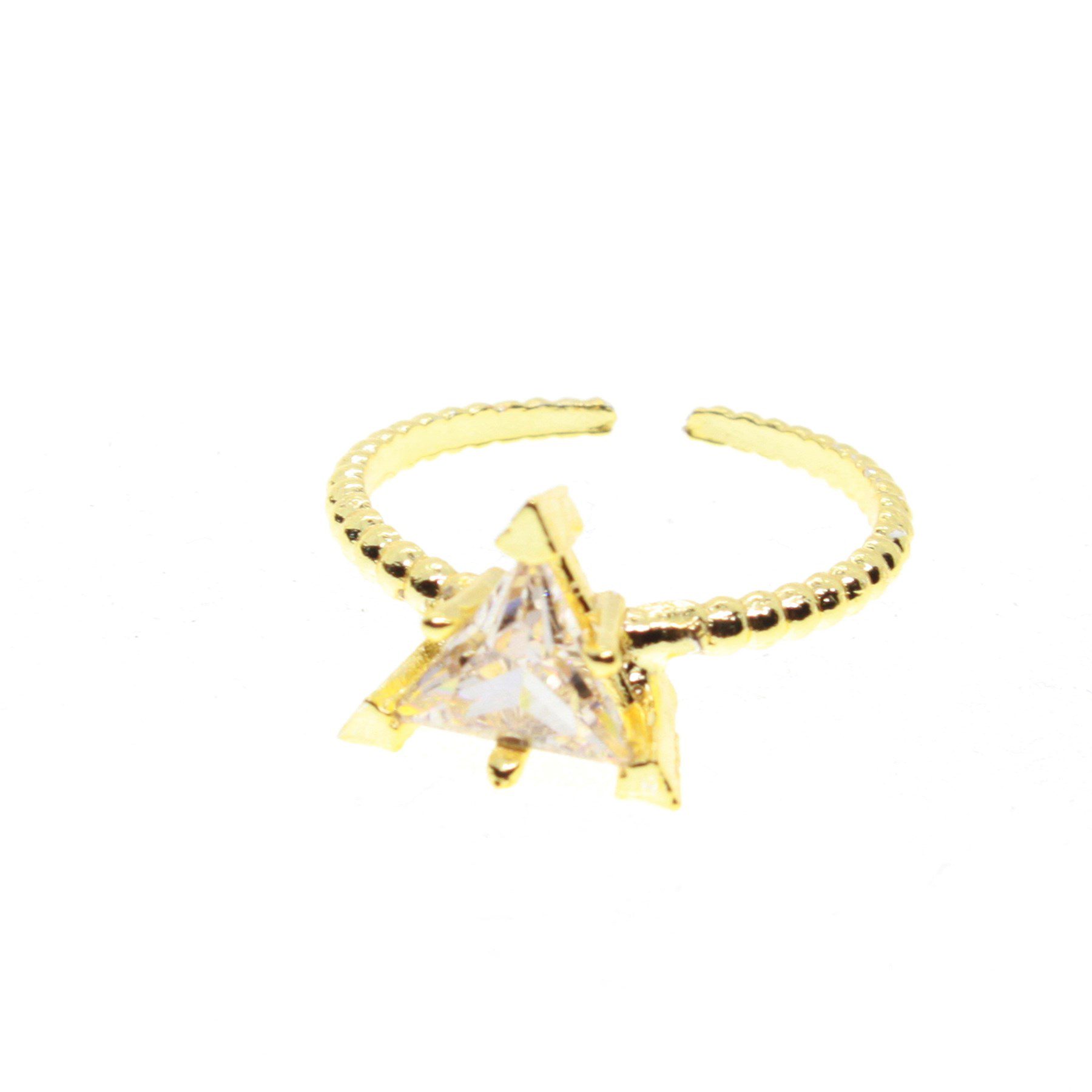 Toptan Altın Renk Üçgen Taşlı Motif Zirkon Yüzük Ayarlabilir Her Parmağa Olur - 1523 4 Toptan Altın Renk Üçgen Taşlı Motif Zirkon Yüzük Ayarlabilir Her Parmağa Olur - 1523 - Görsel 2