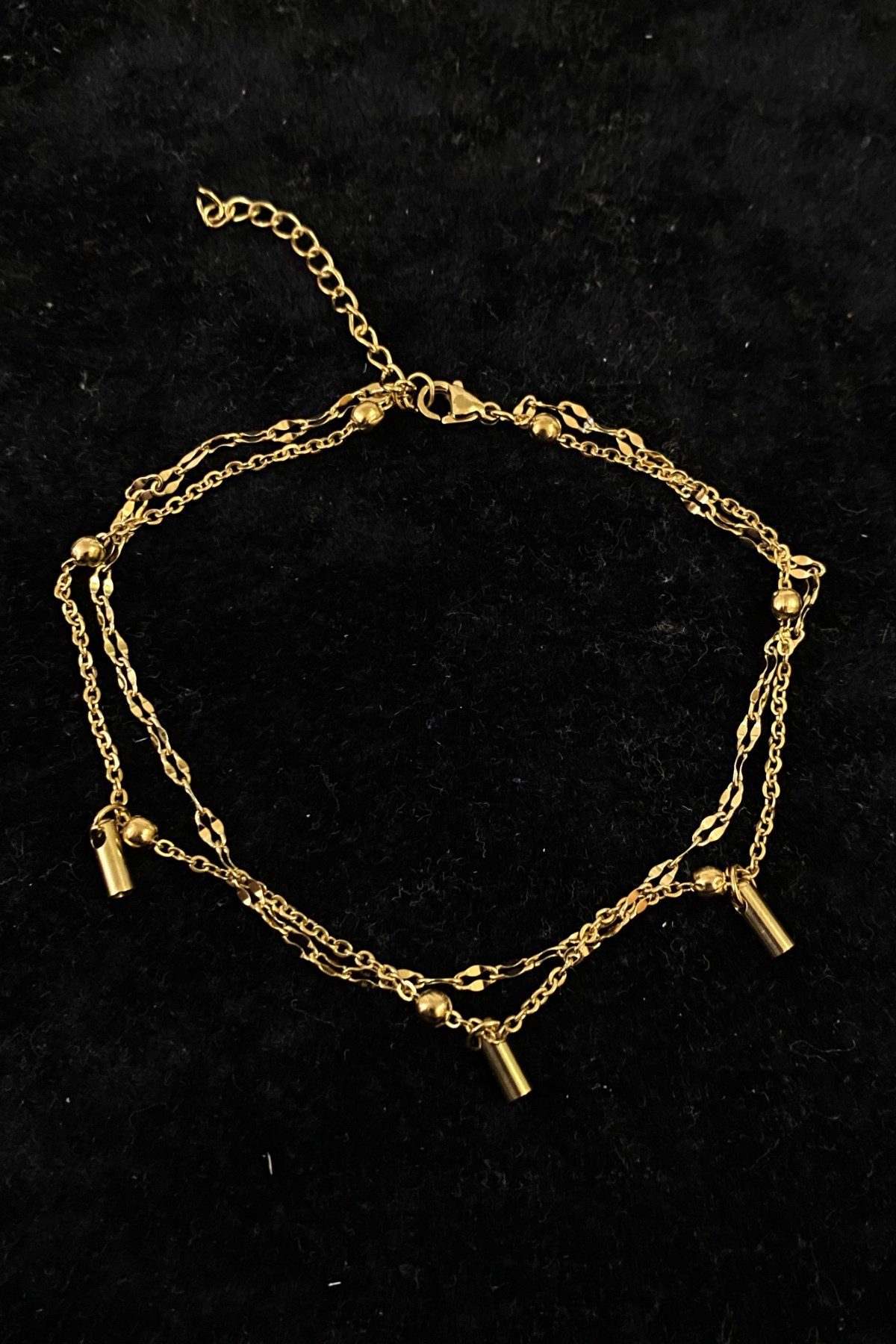 Toptan Altın Renk Çubuk Boru Model Singapur Ve Top Zincir Çelik Halhal - 3233 6 Toptan Altın Renk Çubuk Boru  Model Singapur Ve Top Zincir Çelik Halhal - 3233 - Görsel 4