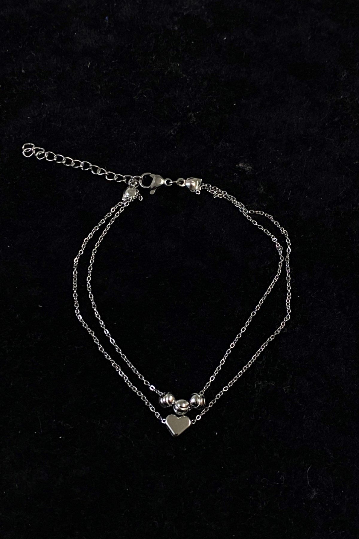 Toptan Gümüş Renk Dorika Kalp Model Sf Zincir Çelik Halhal - 3263 7 Toptan Gümüş Renk Dorika Kalp Model Sf Zincir Çelik Halhal - 3263 - Görsel 5