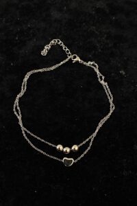 Toptan Gümüş Renk Top Kalp Model Sf Ve Sf Zincir Çelik Halhal - 3284 11 b705ecd06ca34826adad3683243cf650-toptan taki