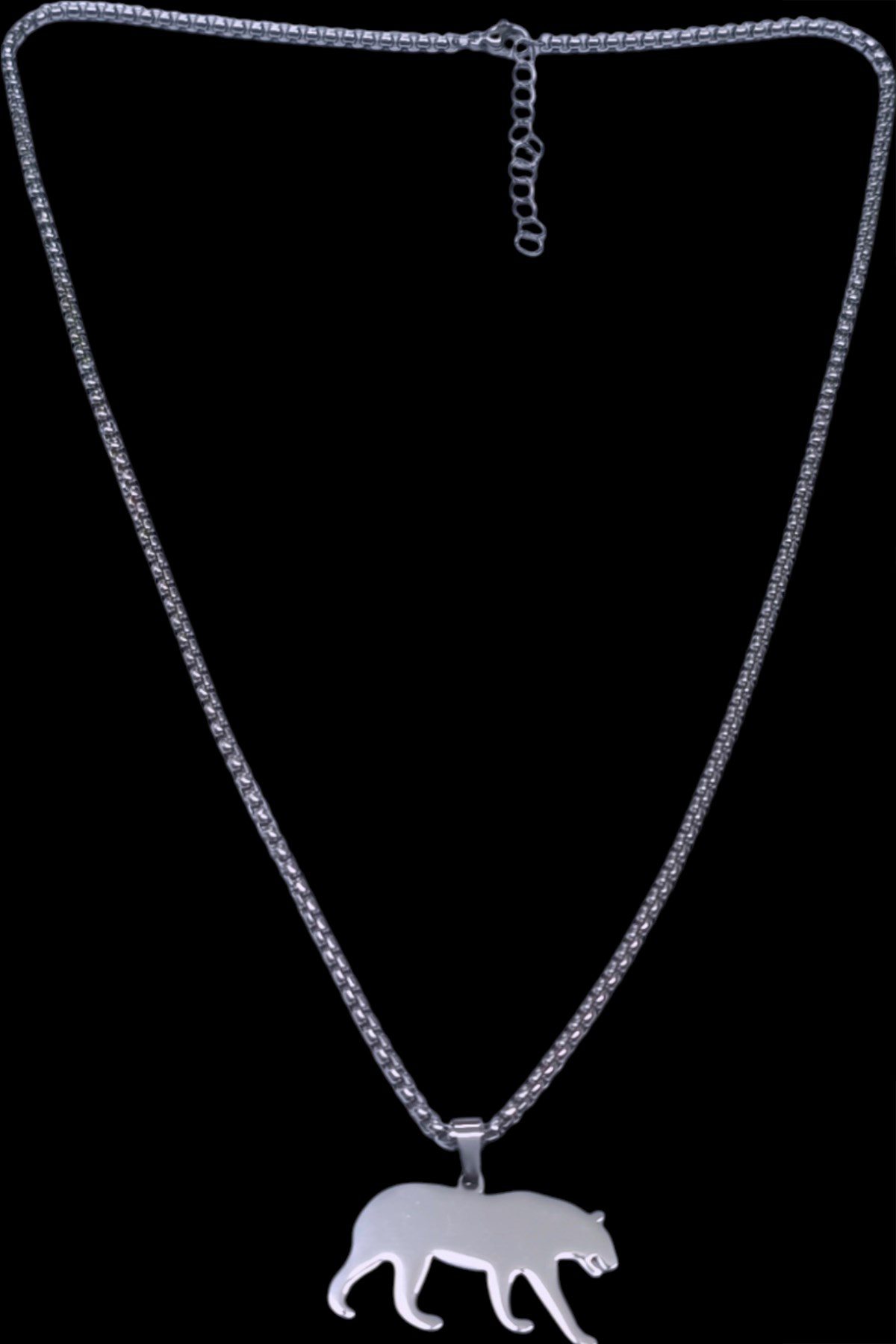 Toptan Gümüş Renk Puma Model Unisex Arnavut Zincir Çelik Kolye - 3308 6 Toptan Gümüş Renk Puma Model Unisex Arnavut Zincir Çelik Kolye - 3308 - Görsel 4