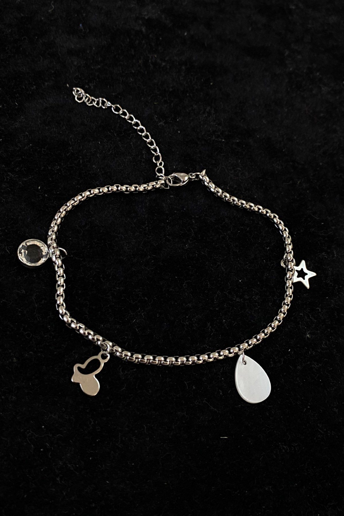 Toptan Gümüş Renk Arnavut Zincir Çelik Halhal - 3222 7 Toptan Gümüş Renk Arnavut Zincir Çelik Halhal - 3222 - Görsel 5