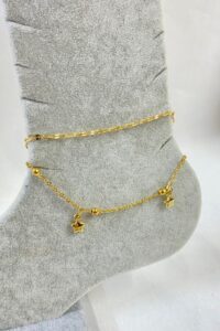 Toptan Altın Renk Yıldız Model Singapur Ve Top Zincir Çelik Halhal - 3250 11 f2a15112427342589c5bb69f5fd0bf43-toptan taki