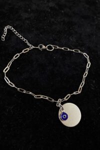 Toptan Gümüş Renk Nazar Pul Model Ezme Zincir Çelik Halhal - 3245 9 f3cfce27508a46958b67069da81a311b 1-toptan taki