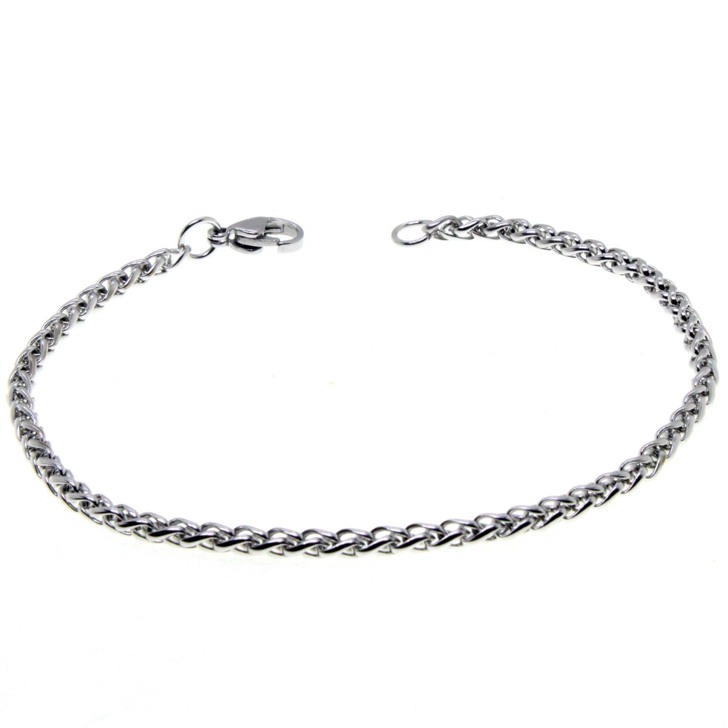 Toptan Gümüş Renk Chavin Angelus Lufigo Unisex Erkek Çelik Zincir Çelik Bileklik - 2803 4 Toptan Gümüş Renk Chavin Angelus Lufigo Unisex Erkek Çelik Zincir  Çelik Bileklik - 2803 - Görsel 2