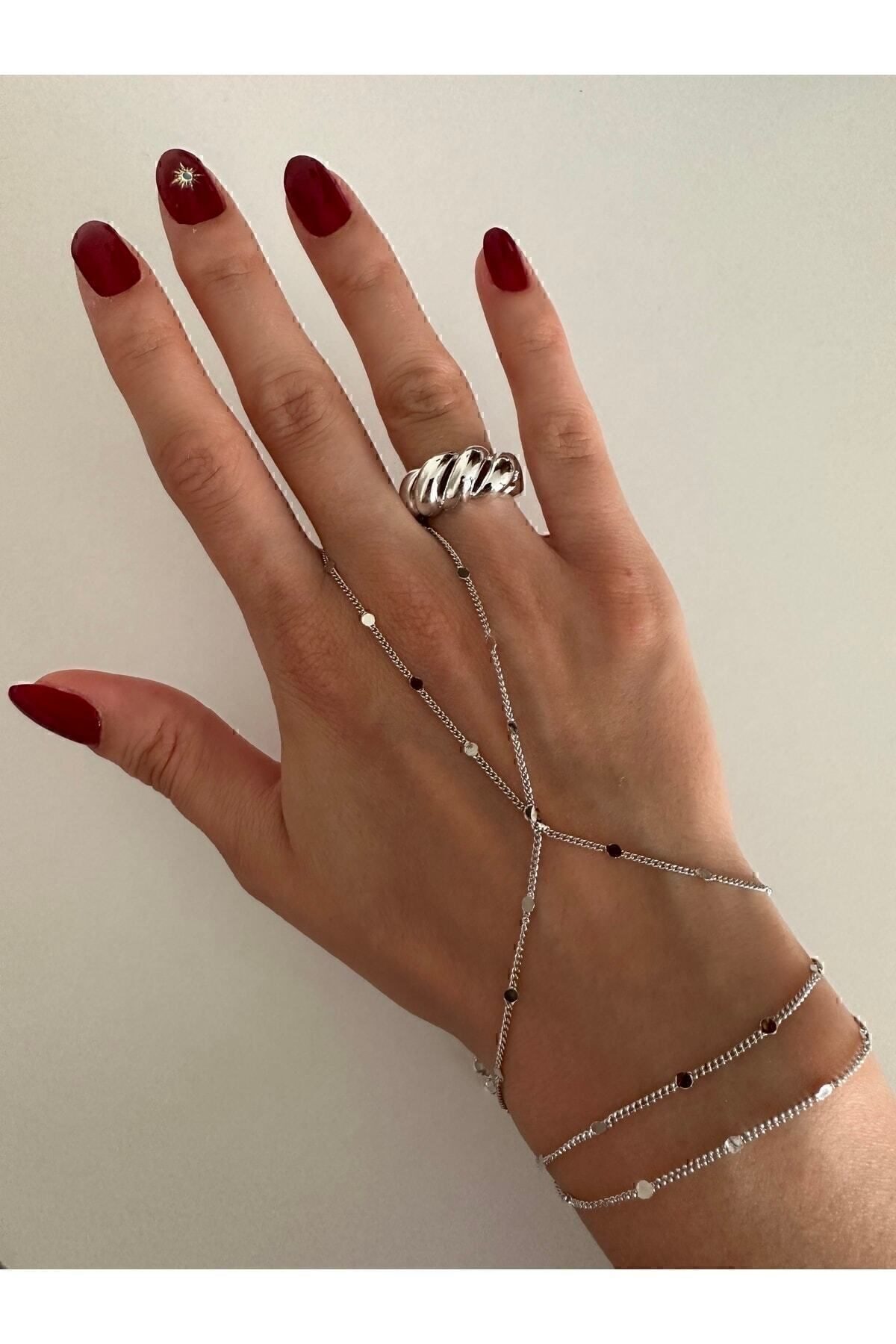 Toptan Gümüş Renk Sf Ezme Zincir Pullu Ince Zincir Çelik Şahmeran - 3220 5 Toptan Gümüş Renk Sf Ezme Zincir Pullu Ince Zincir Çelik Şahmeran - 3220 - Görsel 3