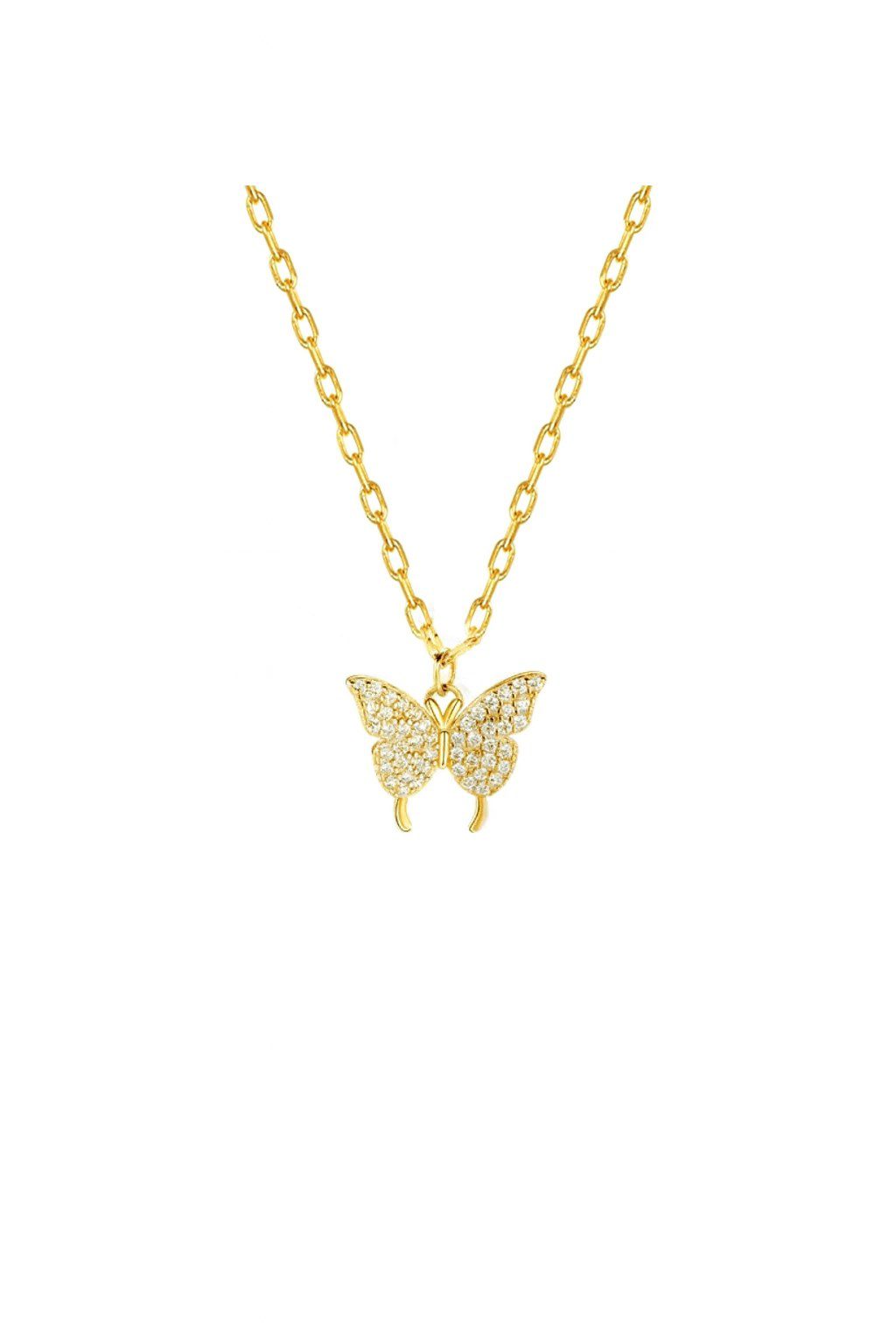 Toptan Altın Renk Kelebek Sf Zincir Çelik Kolye - 3665 4 Toptan Altın Renk Kelebek Sf Zincir Çelik Kolye - 3665 - Görsel 2