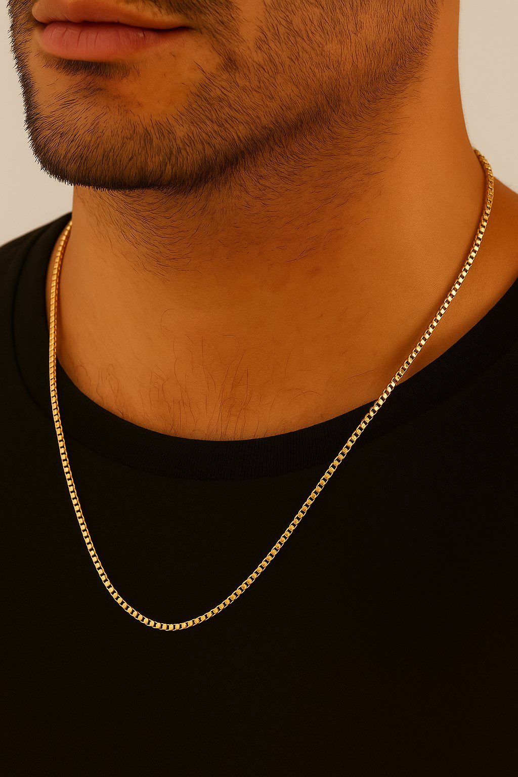 Toptan Altın Renk 1 Mm. Kutu Zincir Unisex Zincir Alaşım Kolye Asansör Çelik Kolye - 208 4 Toptan Altın Renk 1 Mm. Kutu Zincir Unisex Zincir Alaşım Kolye Asansör Çelik Kolye - 208 - Görsel 2