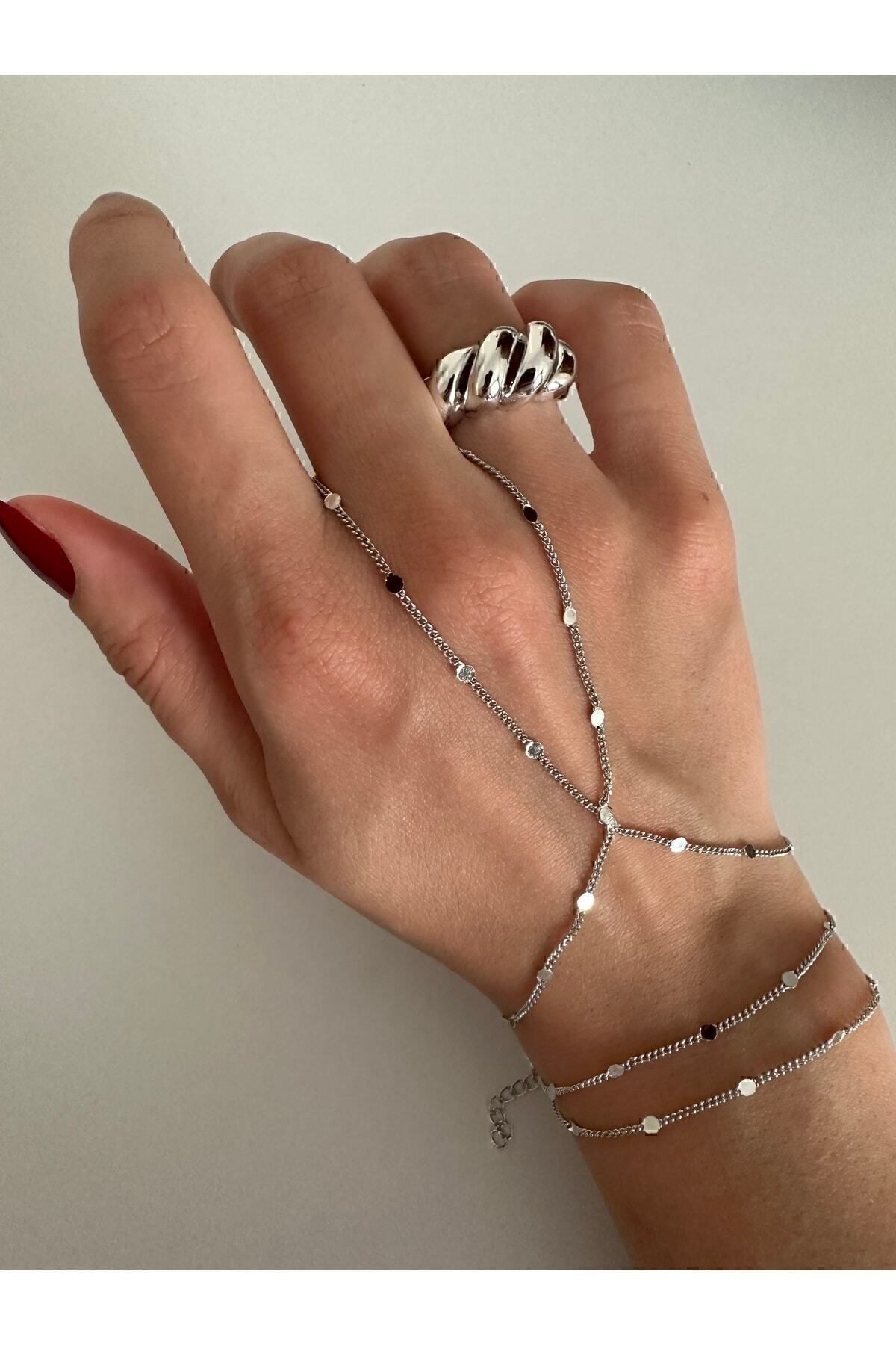 Toptan Gümüş Renk Sf Ezme Zincir Pullu Ince Zincir Çelik Şahmeran - 3220 4 Toptan Gümüş Renk Sf Ezme Zincir Pullu Ince Zincir Çelik Şahmeran - 3220 - Görsel 2