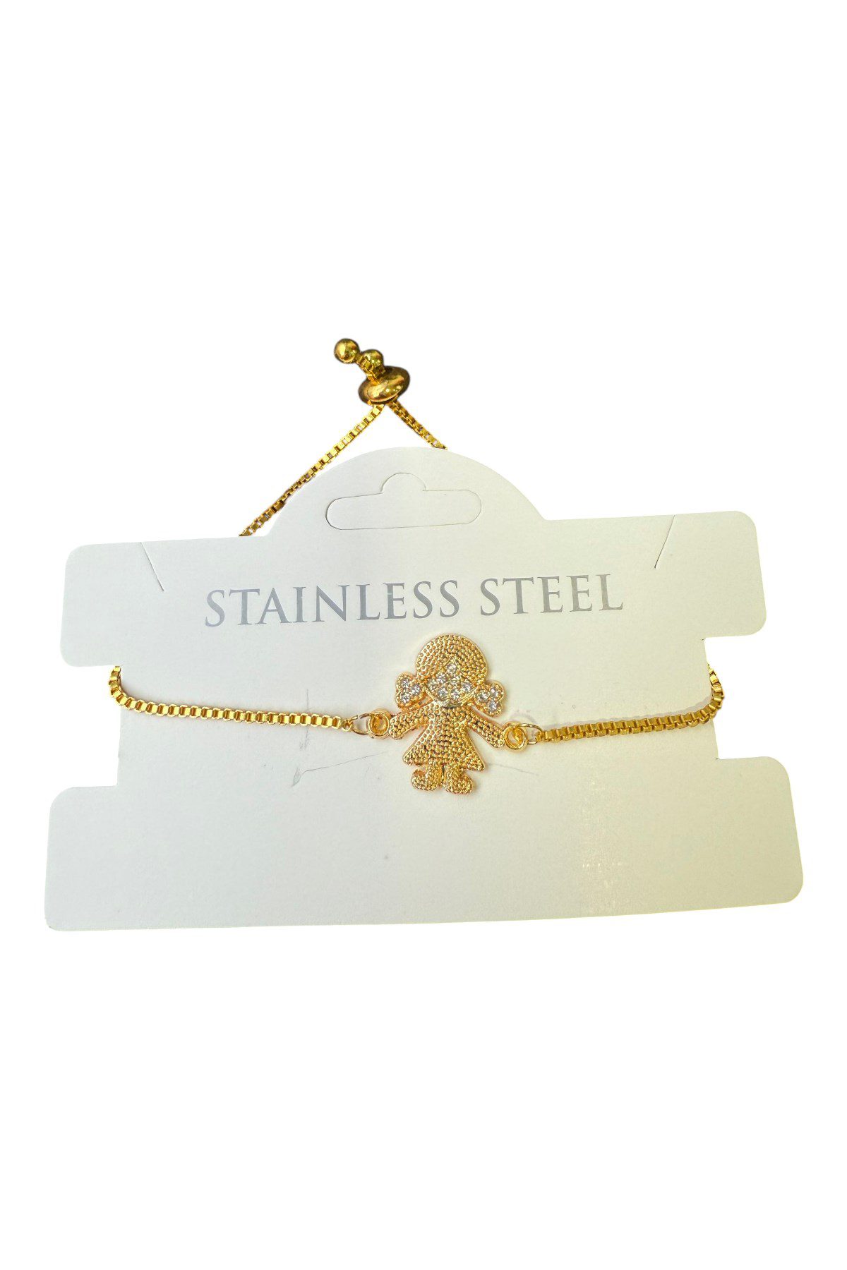 Toptan Altın Renk Kız Asansör Çelik Bileklik - 3602 4 Toptan Altın Renk Kız Asansör Çelik Bileklik - 3602 - Görsel 2