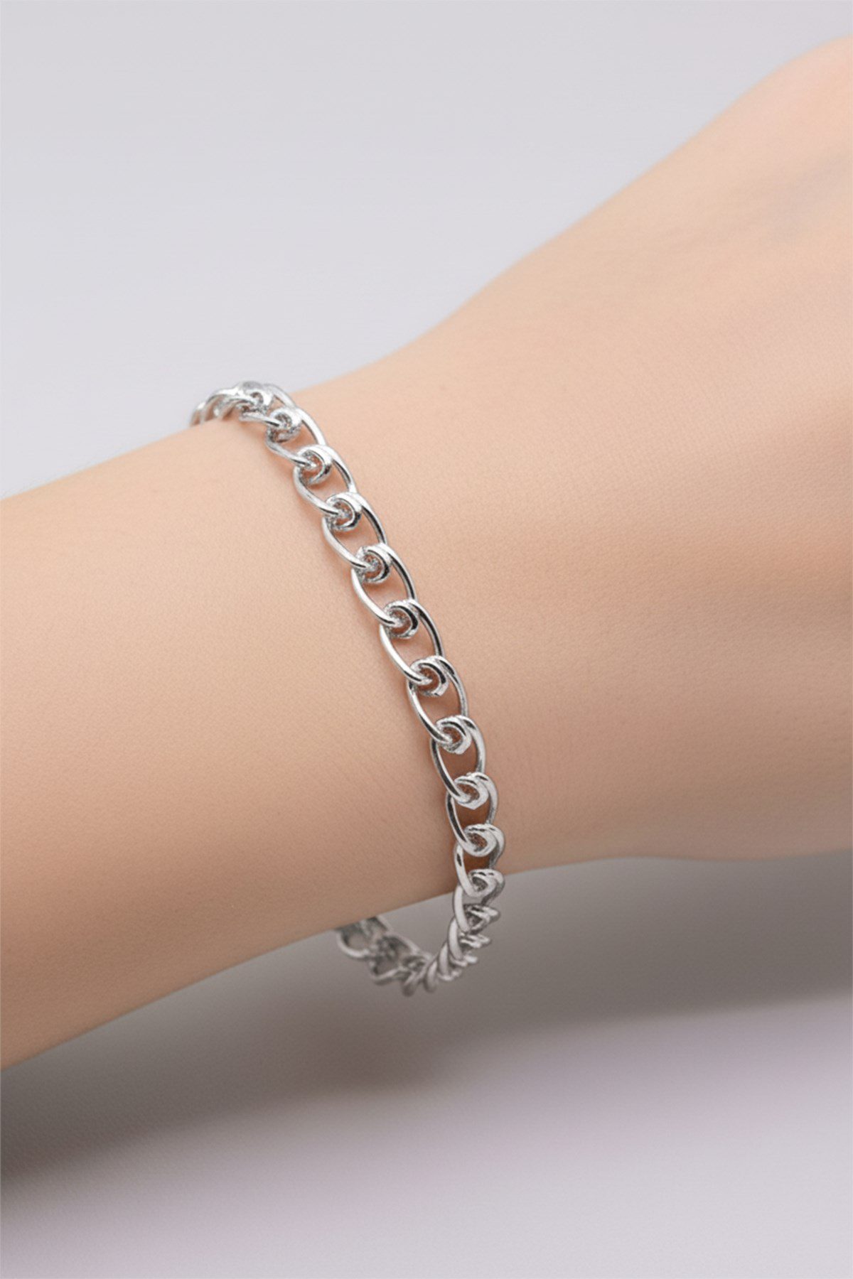 Toptan Gümüş Renk Eski Tilki Model Unisex Bileklik - 2697 3 Toptan Gümüş Renk Eski Tilki Model Unisex  Bileklik - 2697