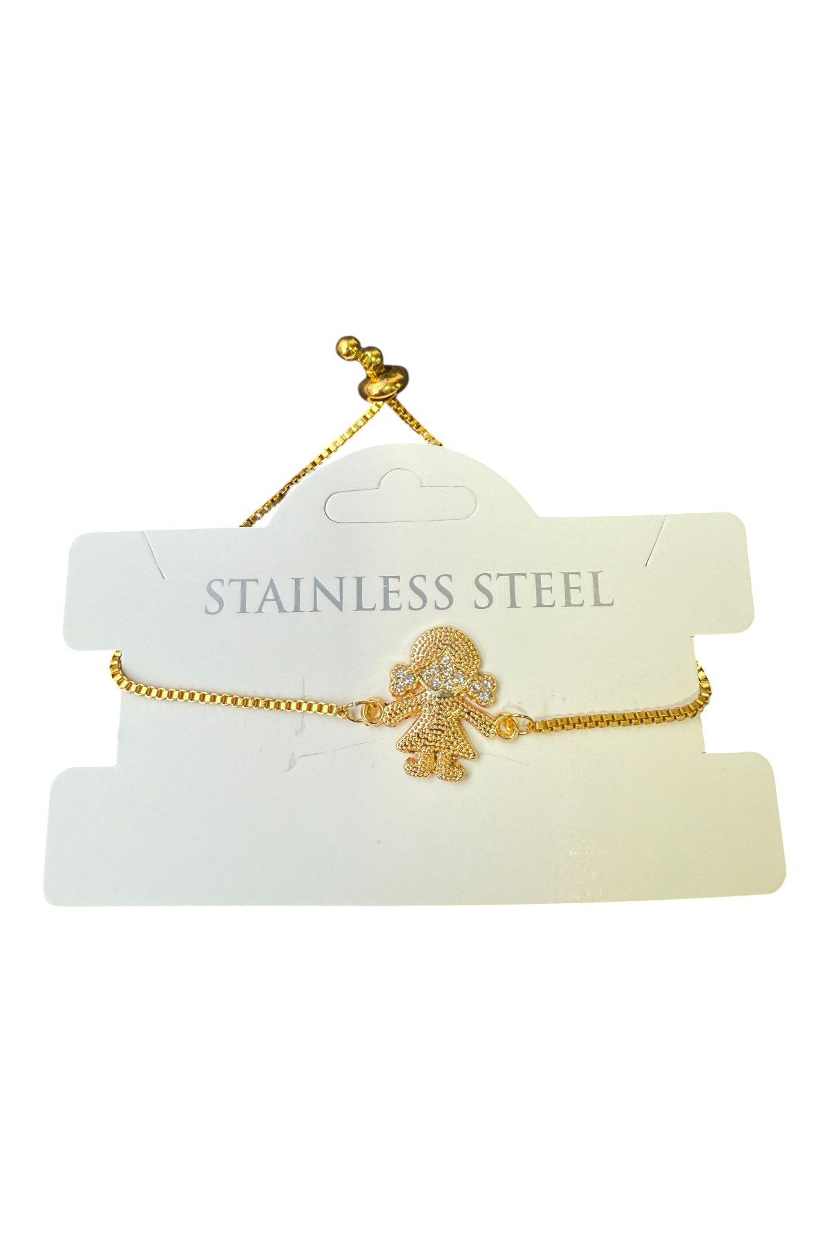 Toptan Altın Renk Kız Asansör Çelik Bileklik - 3602 5 Toptan Altın Renk Kız Asansör Çelik Bileklik - 3602 - Görsel 3