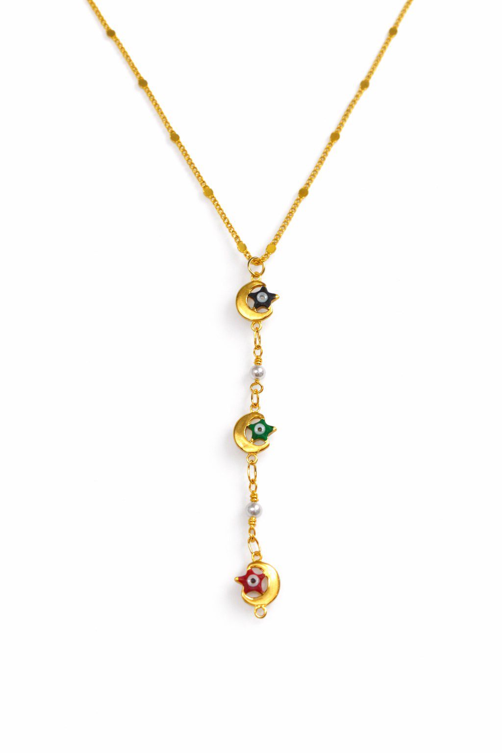 Toptan Altın Renk Ezme Zincir Ay Yıldız Ye Model Yeni Sezon Çelik Kolye - 3827 4 Toptan Altın Renk Ezme Zincir Ay Yıldız Ye Model Yeni Sezon Çelik Kolye - 3827 - Görsel 2