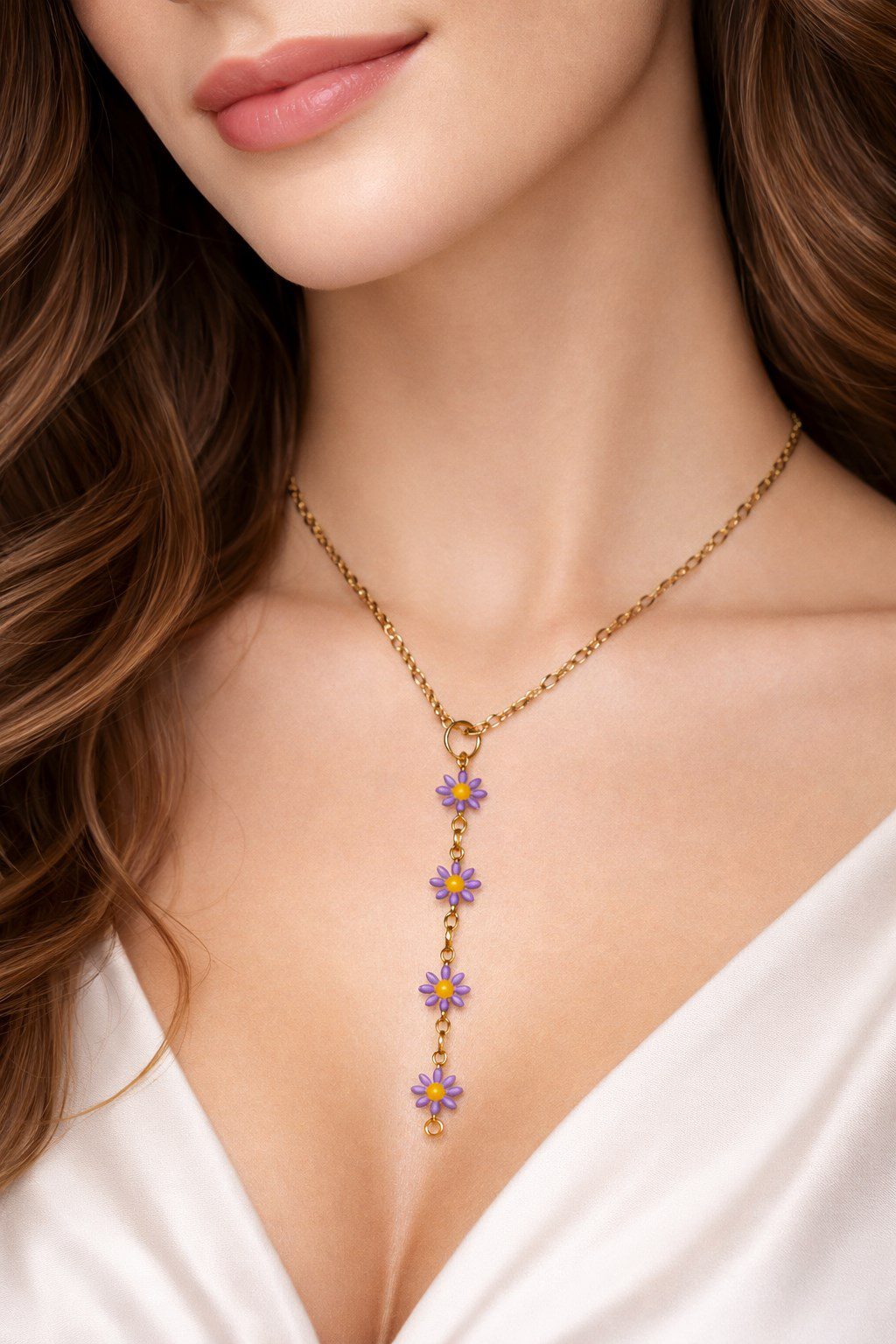 Toptan Altın Renk Dudak Zincir Çiçek Ye Model Yeni Sezon Çelik Kolye - 3826 4 Toptan Altın Renk Dudak Zincir Çiçek Ye Model Yeni Sezon Çelik Kolye - 3826 - Görsel 2