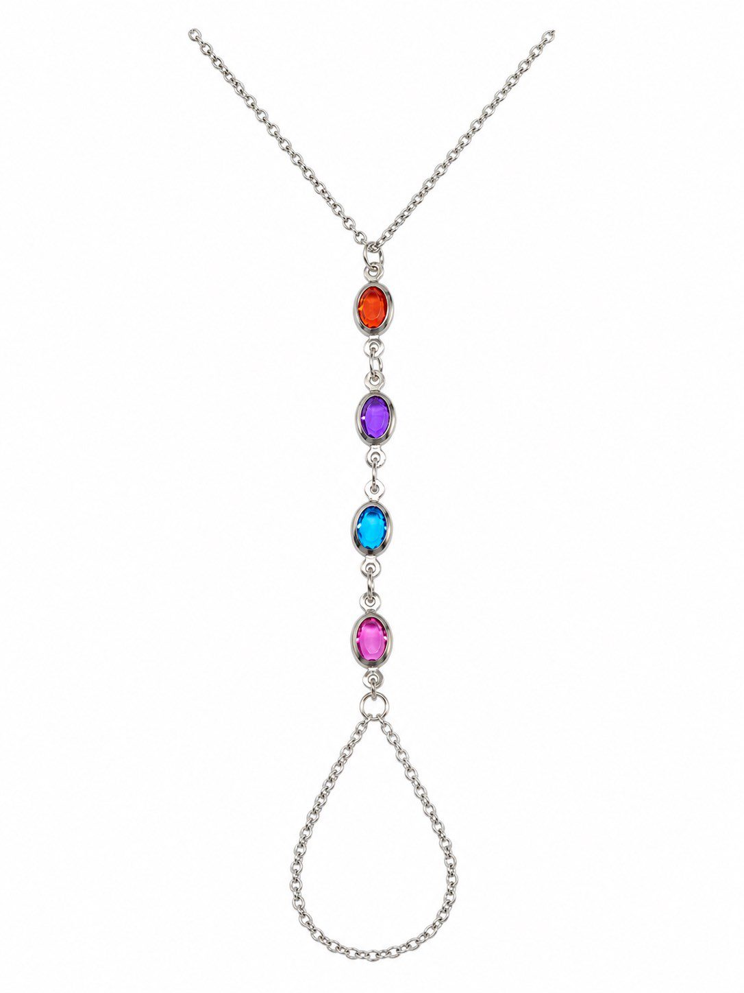 Toptan Gümüş Renk Oval Zirkon Taş Çelik Şahmeran - 3895 4 Toptan Gümüş Renk Oval Zirkon Taş Çelik Şahmeran - 3895 - Görsel 2