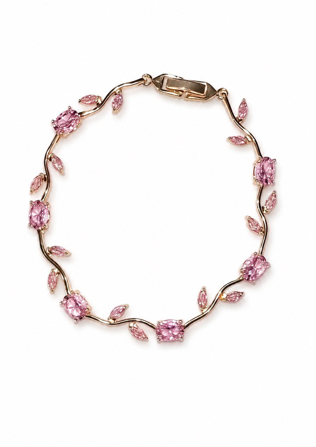 Toptan Altın Renk Pembe Renkli Zirkon Taşlı Lale Çelik Bileklik - 3924 5 Toptan Altın Renk Pembe Renkli Zirkon Taşlı Lale Çelik Bileklik - 3924 - Görsel 3