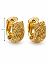 Toptan Altın Renk Dokulu Bombeli Huggie Çelik Küpe - 3960 13 Toptan Altın Renk Dokulu Bombeli Huggie Çelik Küpe - 3960 - Görsel 6