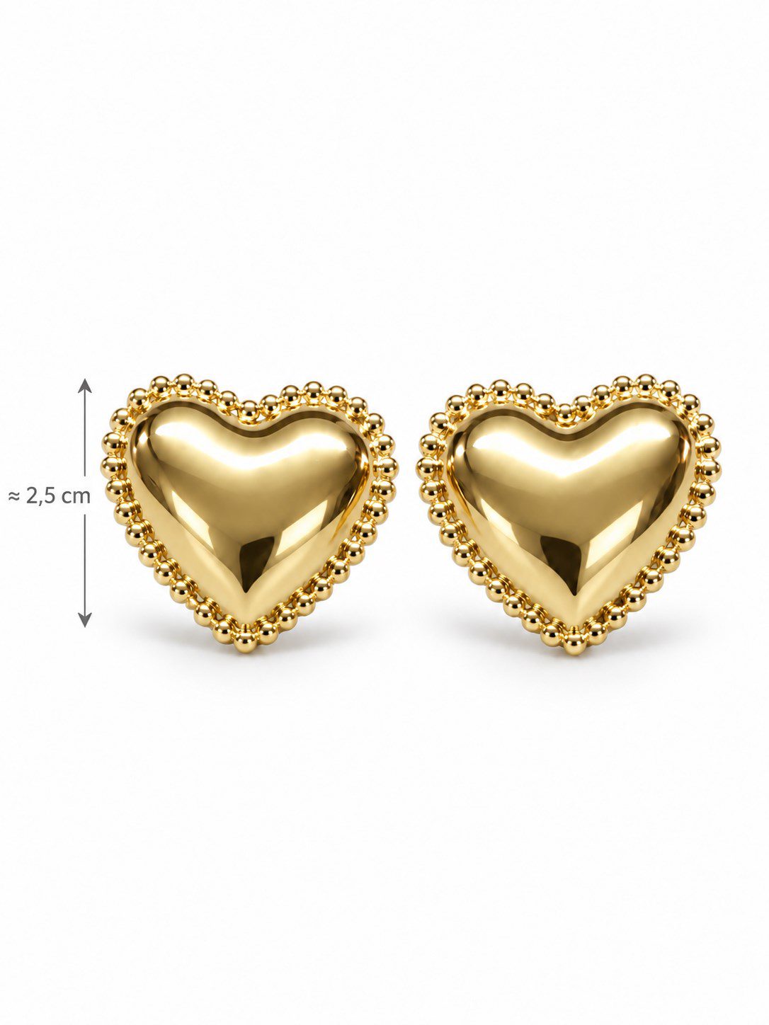 Toptan Altın Renk Zara Model Kalp Çelik Küpe - 3964 4 Toptan Altın Renk Zara Model Kalp Çelik Küpe - 3964 - Görsel 2