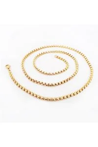 Alternative view of Toptan Unisex Gold Renk Alaşım Kolye