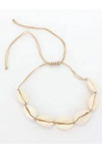 Alternative view of Toptan Kadın Doğal Deniz Kabuğu Halhal