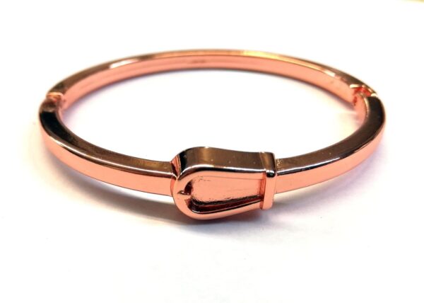 Toptan Unisex Kemer Desenli Kelepçe Bileklik Rose Renk