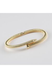 Toptan Unisex Burgu çivi bileklik Altin Kaplama