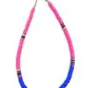 Toptan Fimo Boncuklu Rainbow Kolye Pembe-Mavi 2 Toptan Fimo Boncuklu Rainbow Kolye Pembe-Mavi
