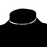 Toptan italyan Zincir Choker Kolye Gümüş Kaplama