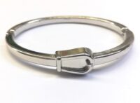 Toptan Unisex Kemer Kelepçe Gümüş Renk