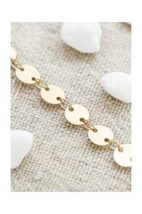 Toptan Shine Minik Pullu Zincir Kol Takısı Gold 7 Toptan Shine Minik Pullu Zincir Kol Takısı Gold - Görsel 3