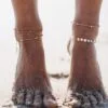 Toptan Beach Minik Pullu Toplu Zincir Halhal 4'lü Gold 2 Toptan Beach Minik Pullu Toplu Zincir Halhal 4'lü Gold