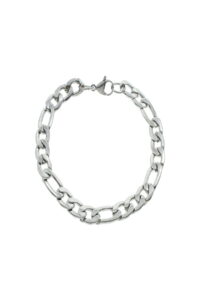 Toptan Unisex Aralıklı Şavin Figaro Silver Alaşım Bileklik
