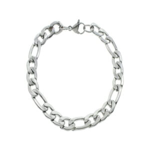 Toptan Unisex Aralıklı Şavin Figaro Silver Alaşım Bileklik