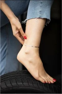 Toptan Kadın Italyan Zinciri Silver Kaplama Halhal