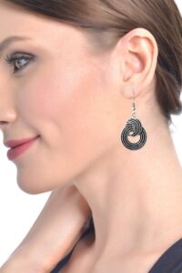 Toptan Kadın Antik Gümüş Küpe