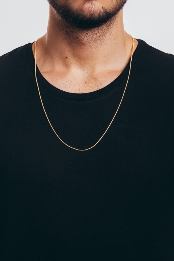 Toptan Unisex Erkek Zincir Gold Alaşım Kolye
