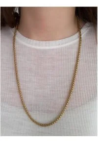 Toptan Unisex Gold Renk Alaşım Kolye