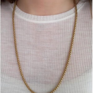 Toptan Unisex Gold Renk Alaşım Kolye