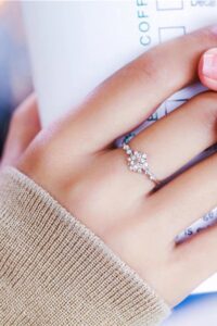 Toptan Gümüş Kaplama Kristal Kar Tanesi Motifli Zirkon Taşlı Kadın Yüzükzirkon 6 9de4e720a1e24a018b3835deb9691b9d-toptan taki