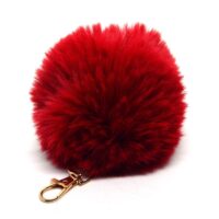 Toptan Bordo Renk Peluş Anahtarlık 835
