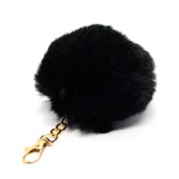 Toptan Siyah Renk Peluş Anahtarlık 840