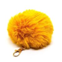 Toptan Sarı Renk Peluş Anahtarlık 834