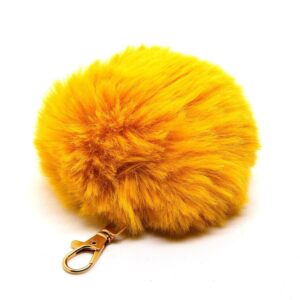 Toptan Sarı Renk Peluş Anahtarlık 834
