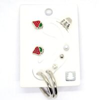 Toptan Gümüş Renk Kombin Küpe Çilek Halka - 1022 5 1f55422648a7416298b3a031d00007f4-toptan taki