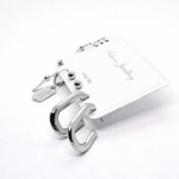 Toptan Gümüş Renk Kombin Küpe Good Luck Yarım Kare - 1011 7 862ee0fa26c547478d82aaa626403326-toptan taki