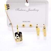 Toptan Altın Renk Kombin Küpe Love Yarım Kare - 1007 8 96fd8f79cdf248a28c1ef3d5bf3ce0bc-toptan taki